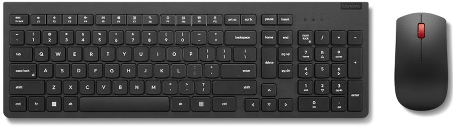 Клавиатура + мышь Lenovo Essential Gen2 клав:черный мышь:черный USB беспроводная (4X31N50736)