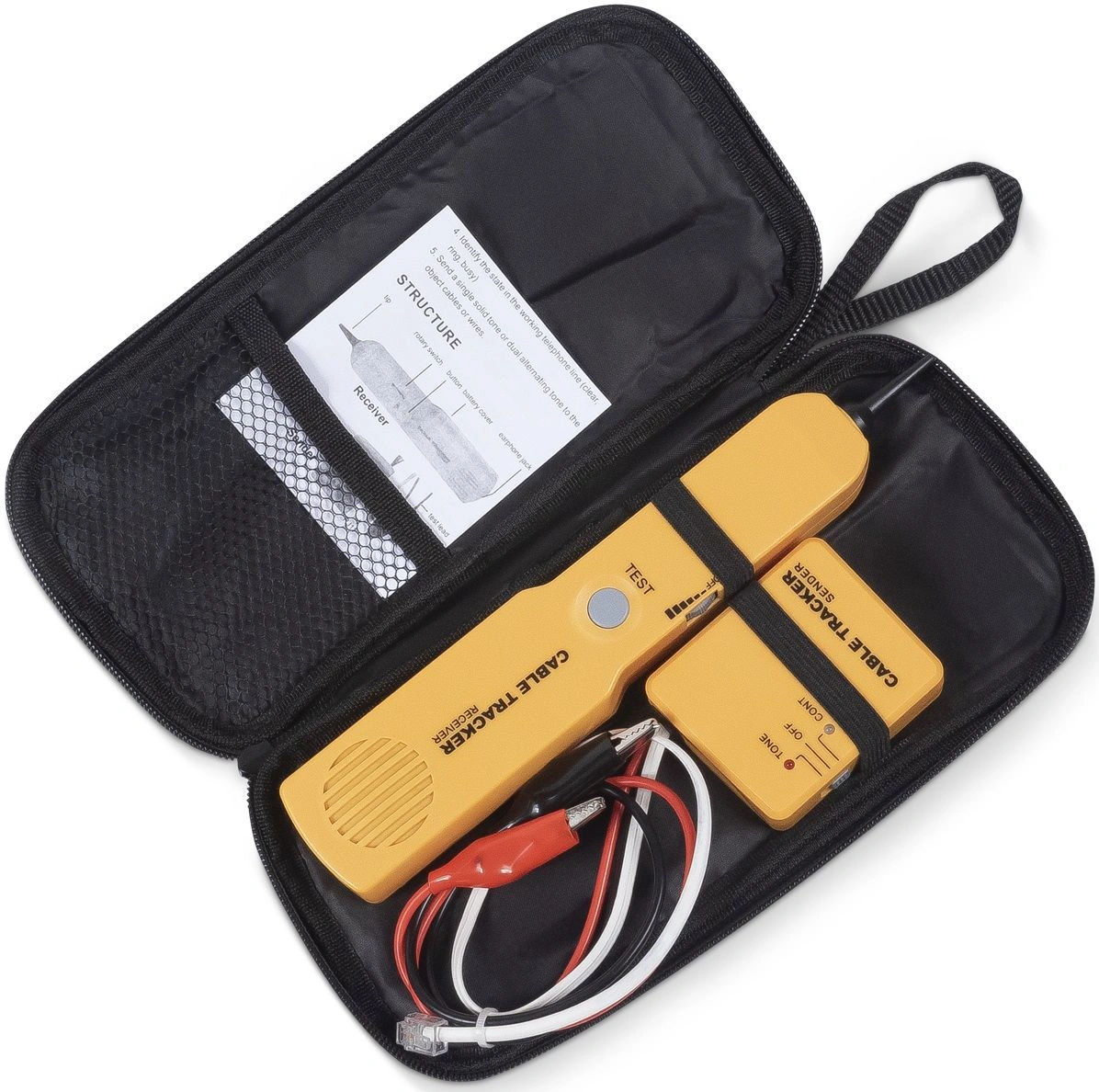 Тестер кабельный Cabeus HT-461 желтый