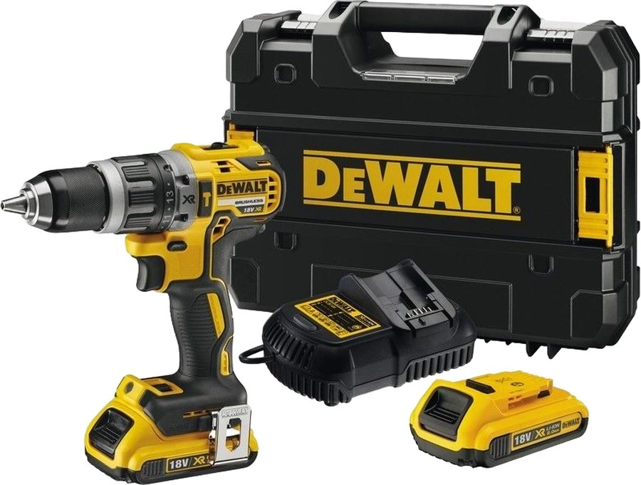 Дрель-шуруповерт DeWalt DCD796D2-QW аккум. патрон:быстрозажимной (кейс в комплекте)