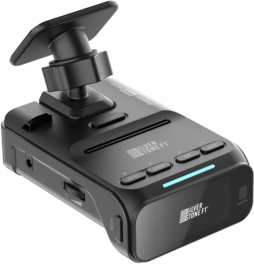 Радар-детектор Silverstone F1 Doppler Pro GPS приемник черный
