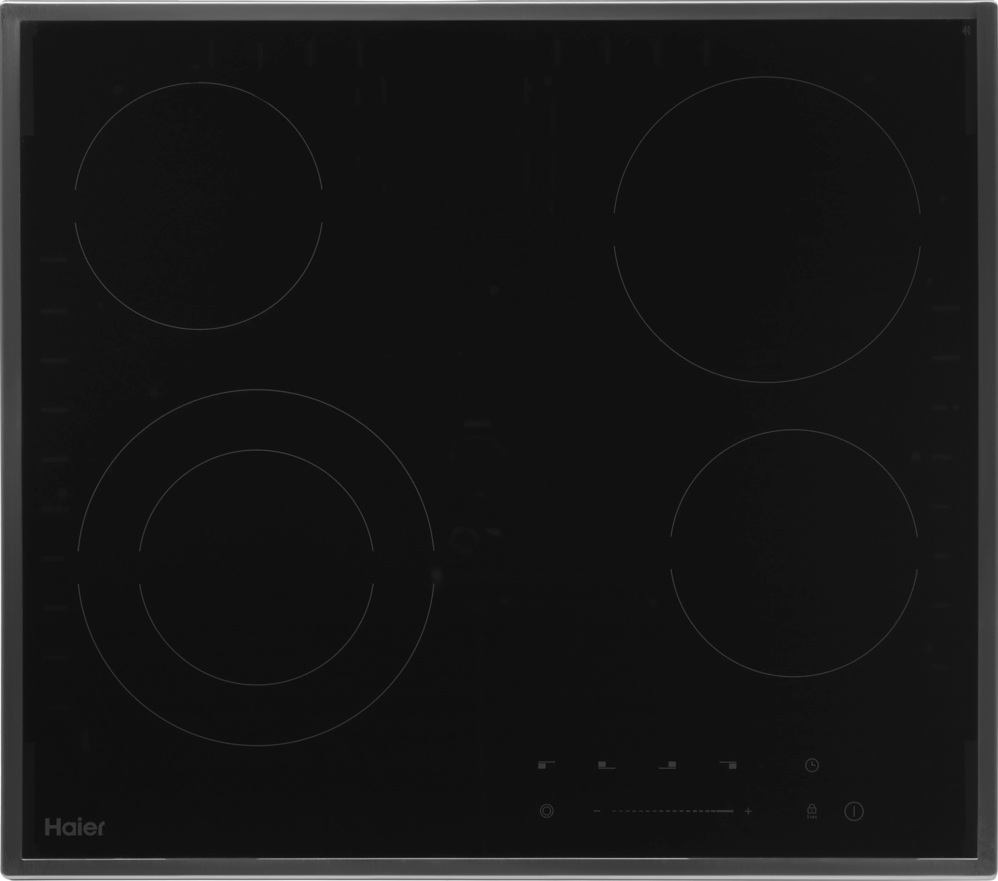 Варочная поверхность Haier HHX-C64TDFB черный/серебристый