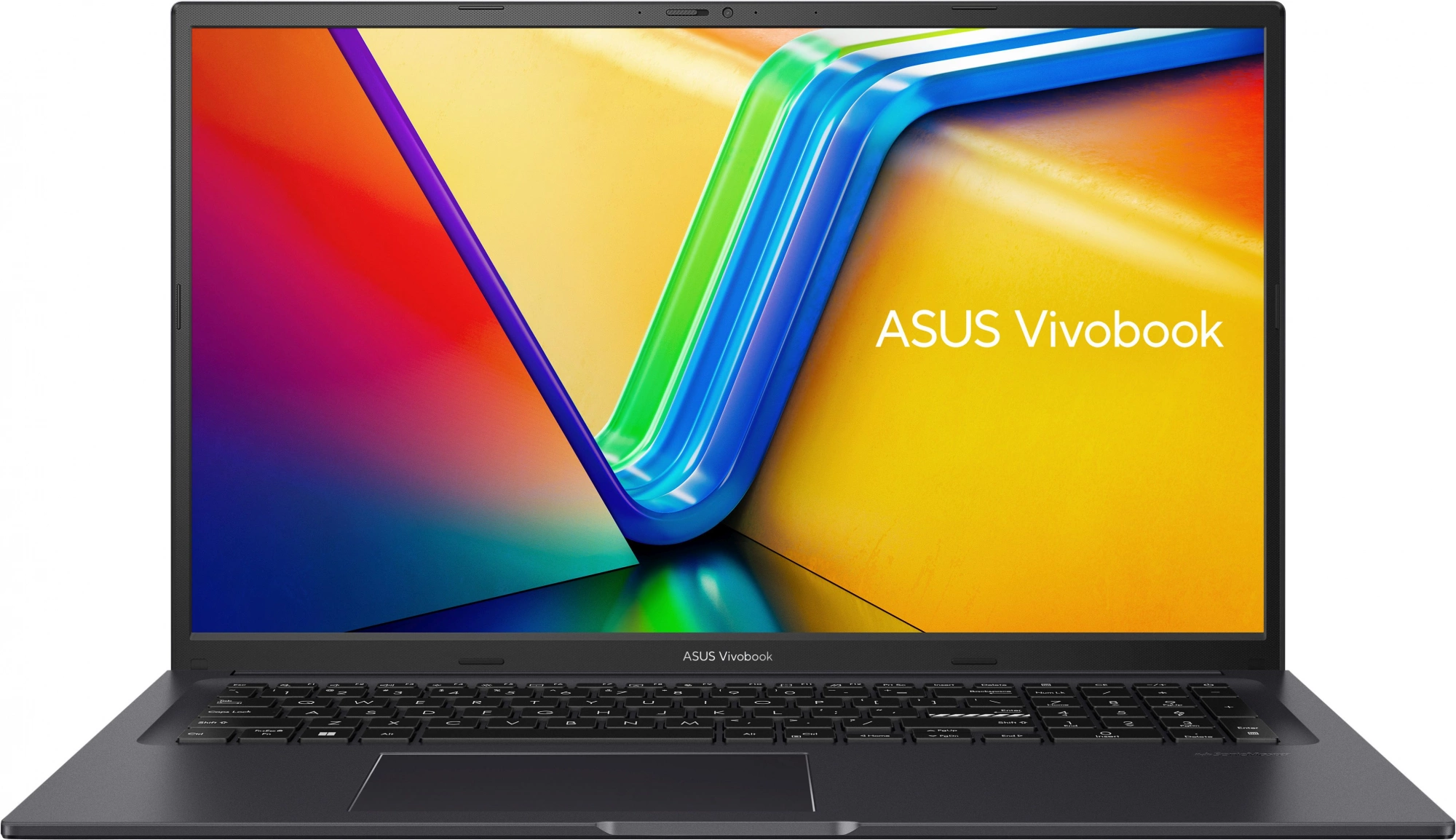 Ноутбук Asus VivoBook 17X K3704VA-AU102 Core i9 13900H 16Gb SSD1Tb Intel Iris Xe graphics 17.3" IPS FHD (1920x1080) noOS black WiFi BT Cam (90NB1091-M00420)