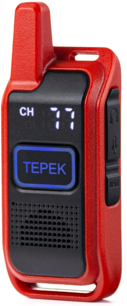 Рация Терек Спорт 199кан. до 3км сигн.Аналоговый красный (СПОРТ КРАСНЫЙ)