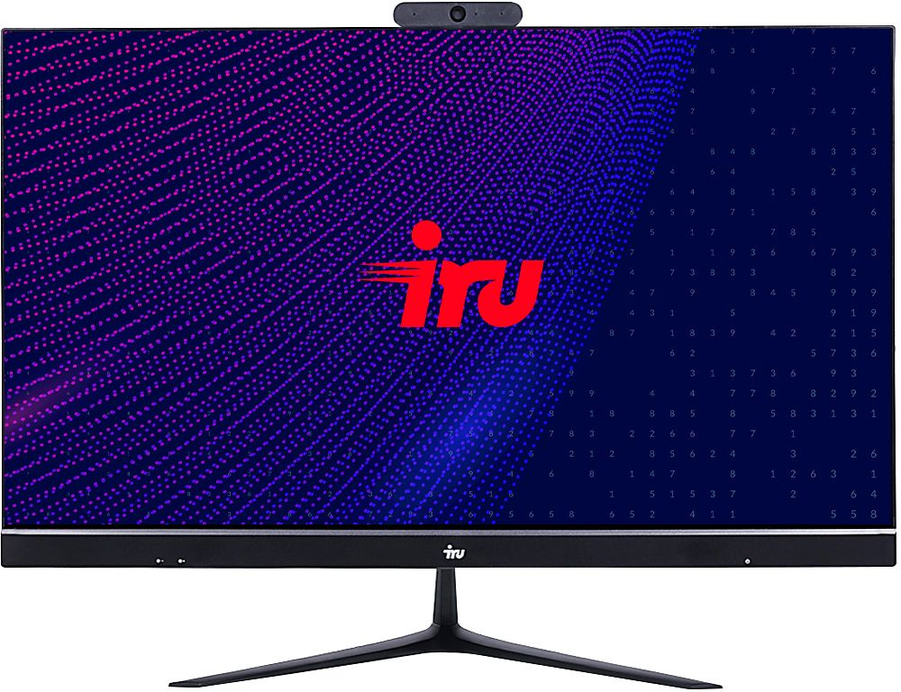 Моноблок IRU Office P2310H5 23.8" Full HD i5 11400 (2.6) 16Gb SSD240Gb UHDG 730 FreeDOS GbitEth WiFi BT 120W Cam черный 1920x1080 (RUS)
