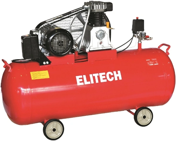 Компрессор поршневой Elitech КПР 550-200-3.0 масляный 550л/мин 200л 3000Вт красный