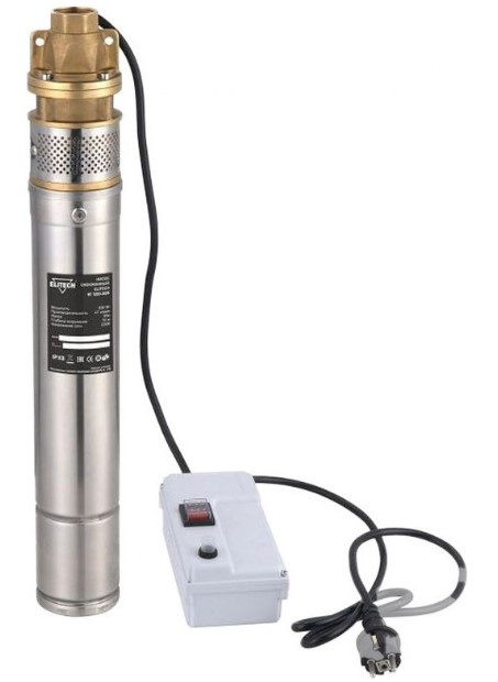 Насос колодезный Elitech НГ 550-35В 550Вт 2820л/час (182180)