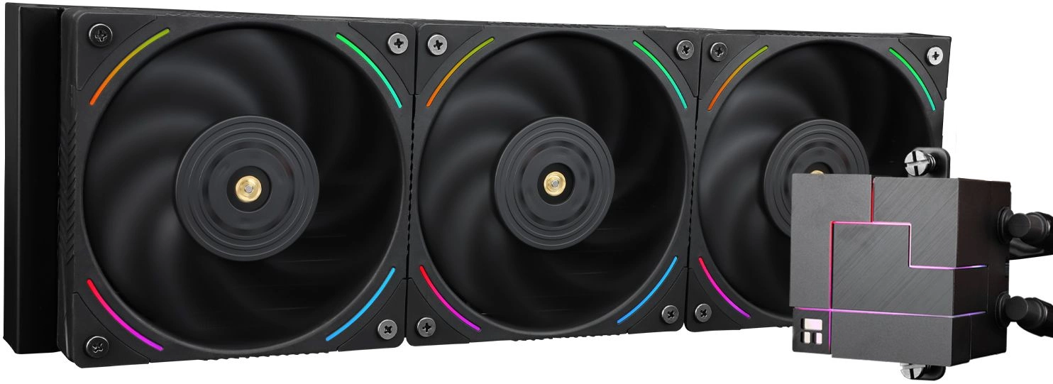 Система водяного охлаждения Thermalright Core Matrix 360 ARGB Soc-AM5/AM4/1151/1200/2066/1700 черный 4-pin 27dB Al Ret (C-MATRIX-360-BL)