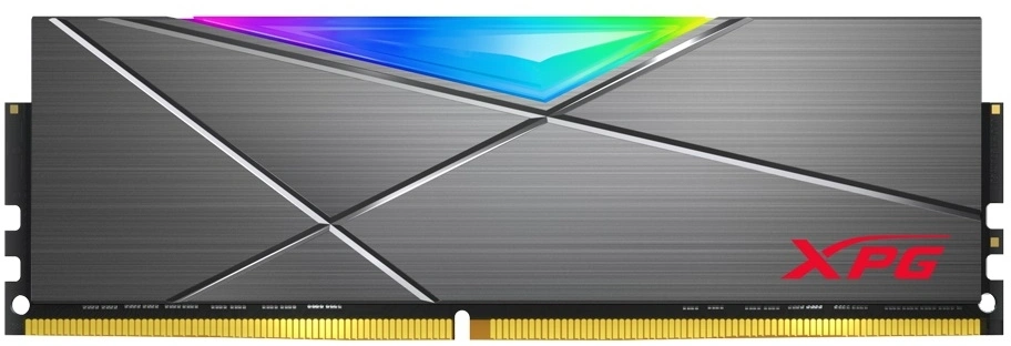 Память DDR4 8GB 3600MHz A-Data AX4U36008G18I-ST50 XPG Spectrix D50 RGB RTL Gaming PC4-28800 CL18 DIMM 288-pin 1.35В single rank с радиатором Ret
