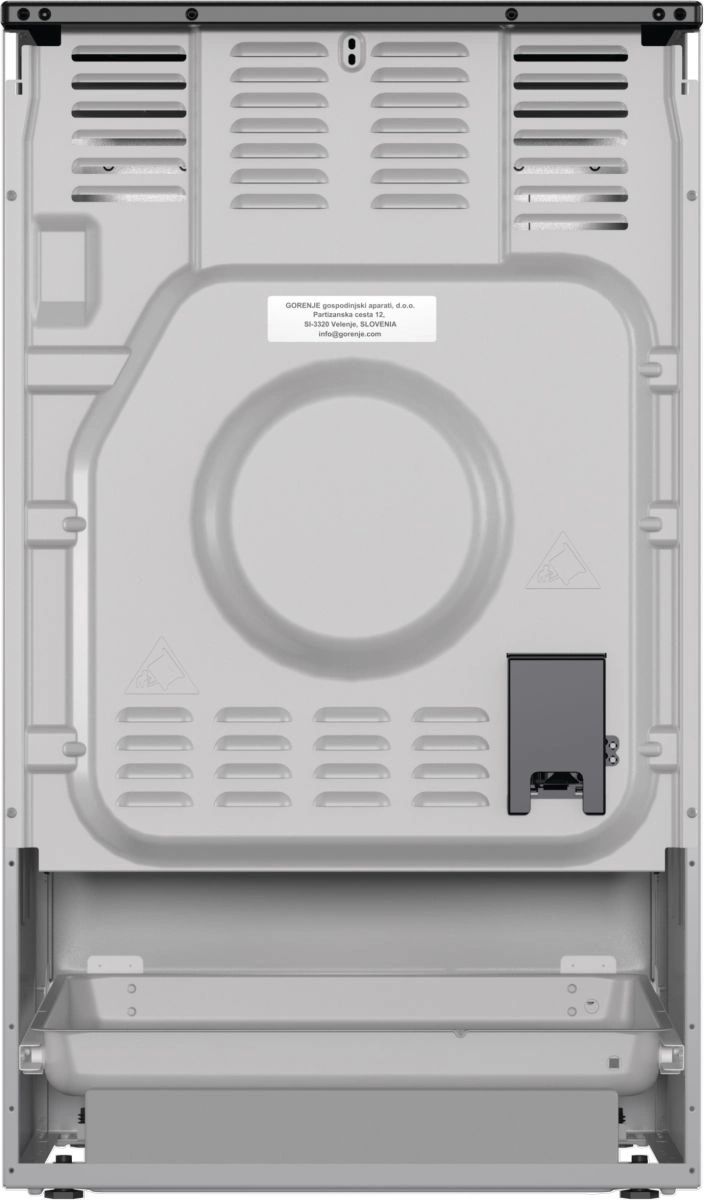 Плита Электрическая Gorenje GEC5C41SG серый стеклокерамика (без крышки)