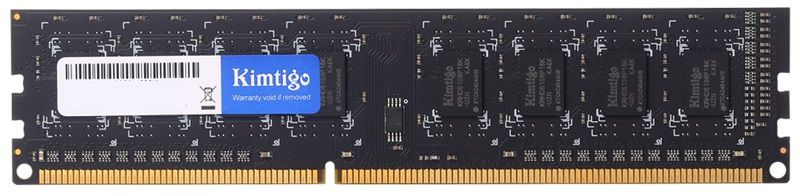 Память DDR3 8GB 1600MHz Kimtigo KMTU8GF581600 RTL PC3L-12800 CL11 DIMM 240-pin 1.5В single rank Ret