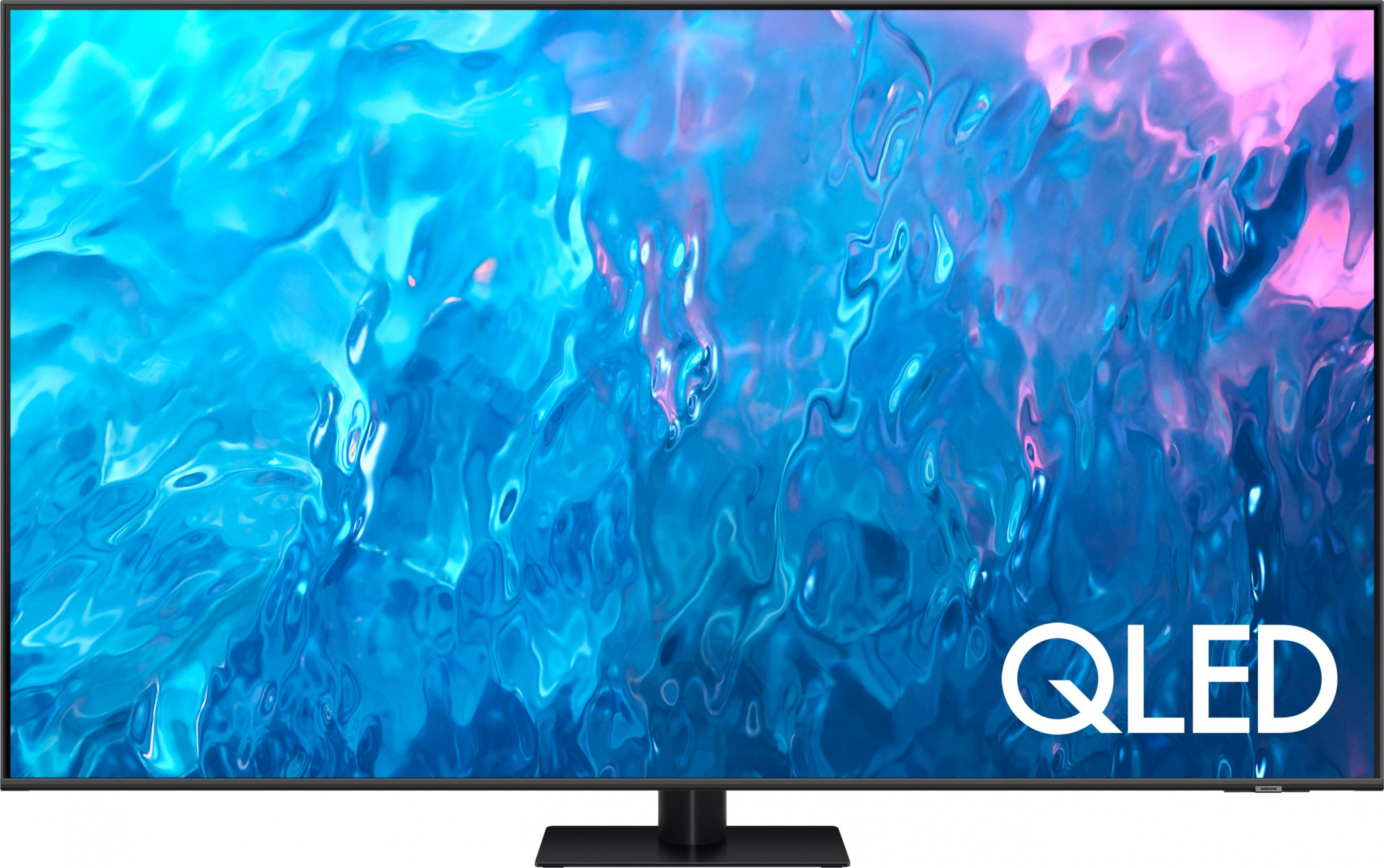 Телевизор QLED Samsung 55" QE55Q70CAUXRU Series 7 серый/черный 4K Ultra HD 120Hz DVB-T DVB-T2 DVB-C DVB-S DVB-S2 USB WiFi Smart TV