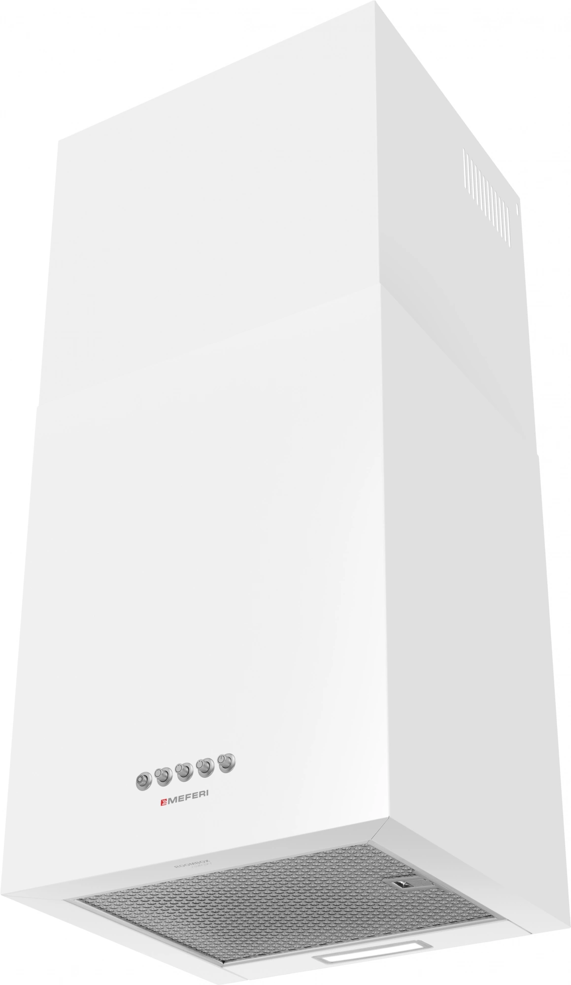 Вытяжка каминная Meferi Light AIRBOX60WH белый управление: кнопочное (1 мотор)