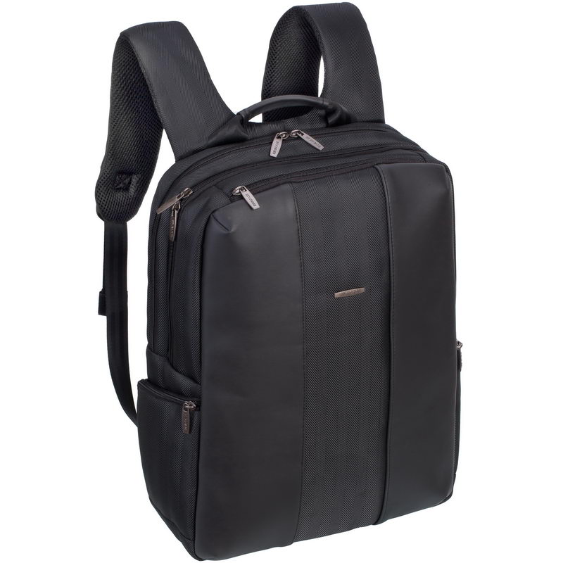 Рюкзак для ноутбука 15.6" Riva 8165 черный полиуретан/полиэстер (8165 BLACK)