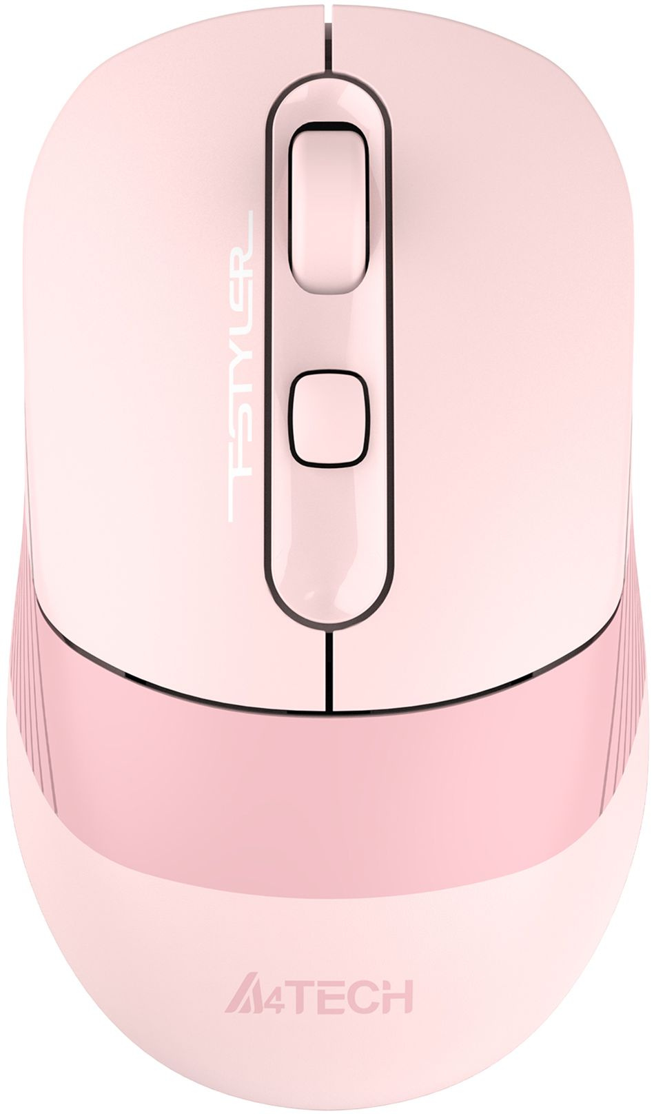 Мышь A4Tech Fstyler FB10CS розовый оптическая 2000dpi silent беспров. BT/Radio USB 4but (FB10CS USB BABY PINK)