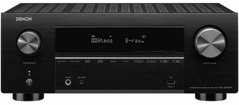 Ресивер AV Denon AVR-X3700H 9.2 черный