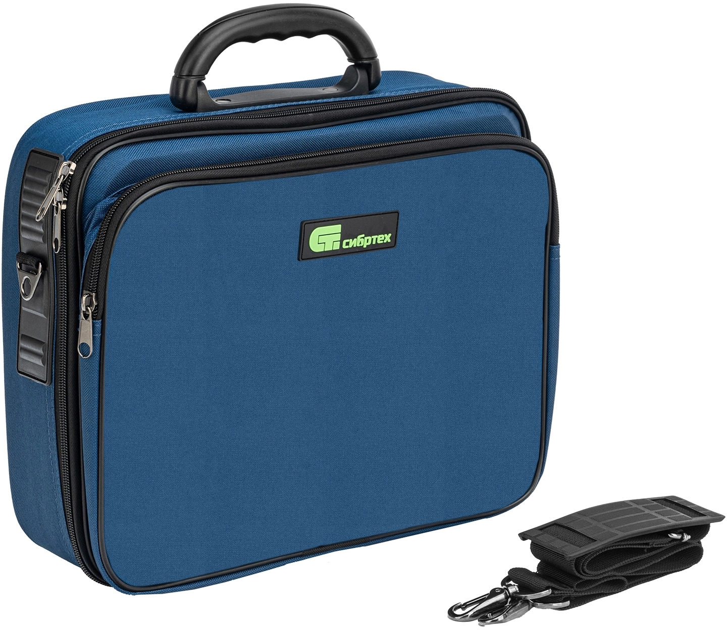 Сумка для инструментов Сибртех 90236 8л 2отд. 10карм. синий/черный