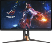 Монитор Asus 27" ROG Swift PG27UQR черный IPS LED 16:9 HDMI полуматовая HAS Piv 600cd 178гр/178гр 3840x2160 160Hz FreeSync Premium Pro DP WQ USB 7.4кг