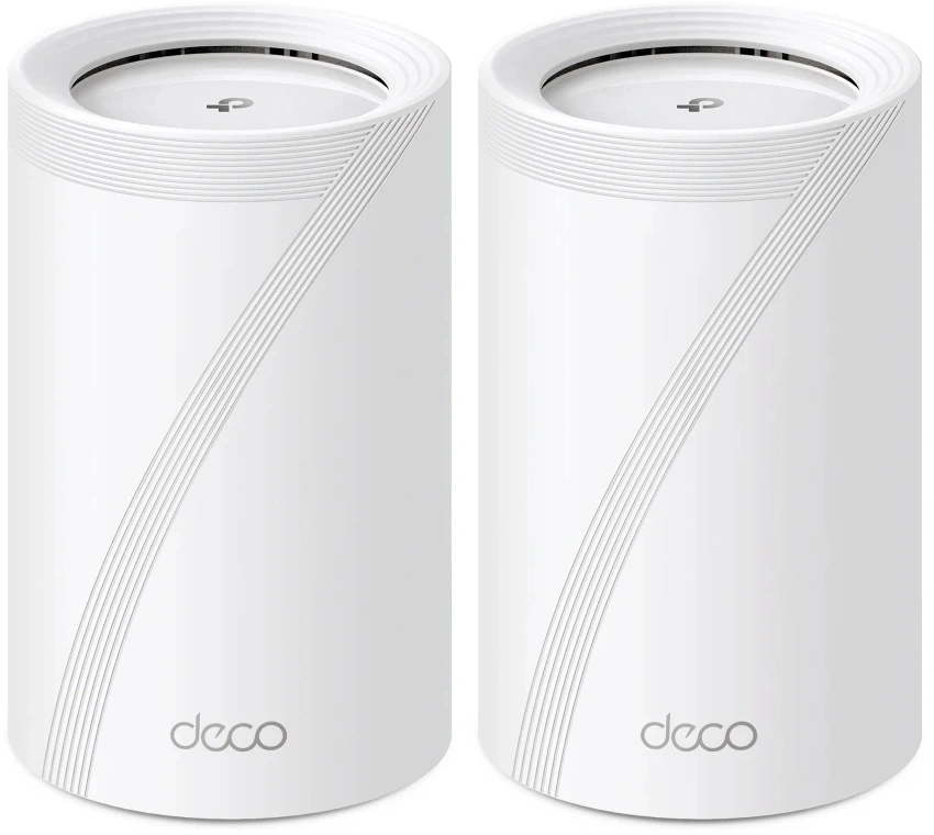 Бесшовный Mesh роутер TP-Link Deco BE65 BE9300 100/1000/2500BASE-T белый (упак.:2шт)
