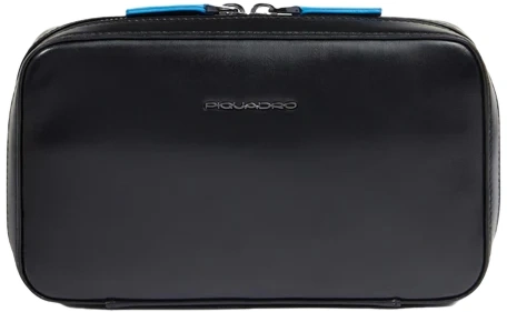 Чехол для кабелей и зарядки Piquadro Blue Square AC6895B2/N черный натур.кожа