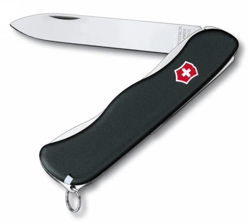 Нож перочинный Victorinox Sentinel (0.8413.3) 111мм 4функц. черный карт.коробка