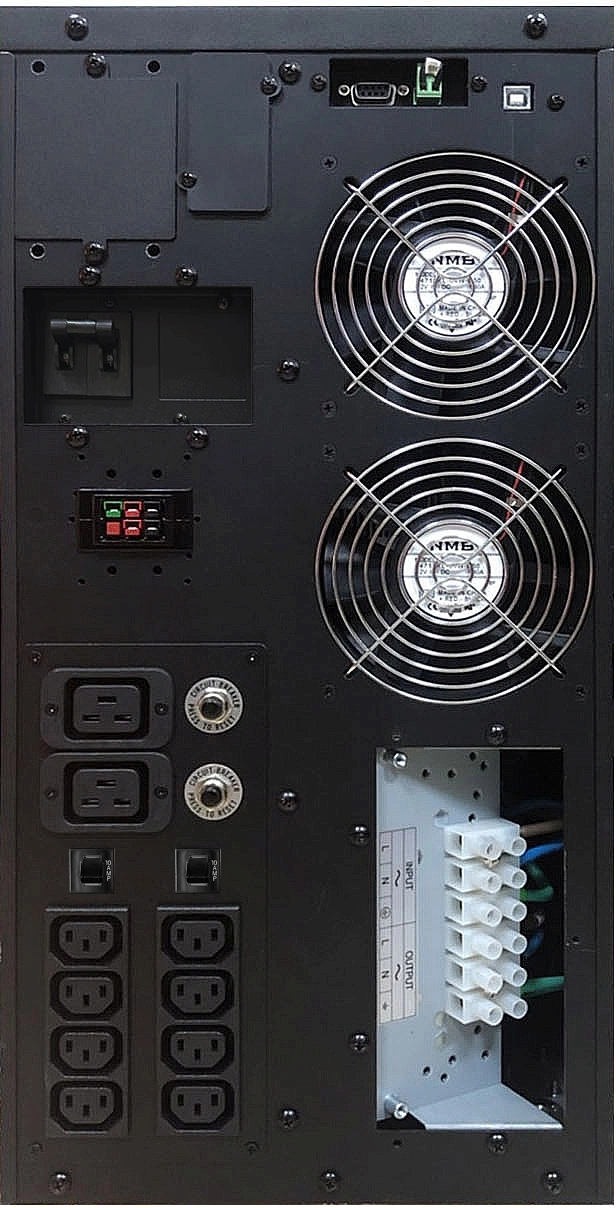 Источник бесперебойного питания Powercom Macan MAC-6000-L 6000Вт 6000ВА черный без батареи