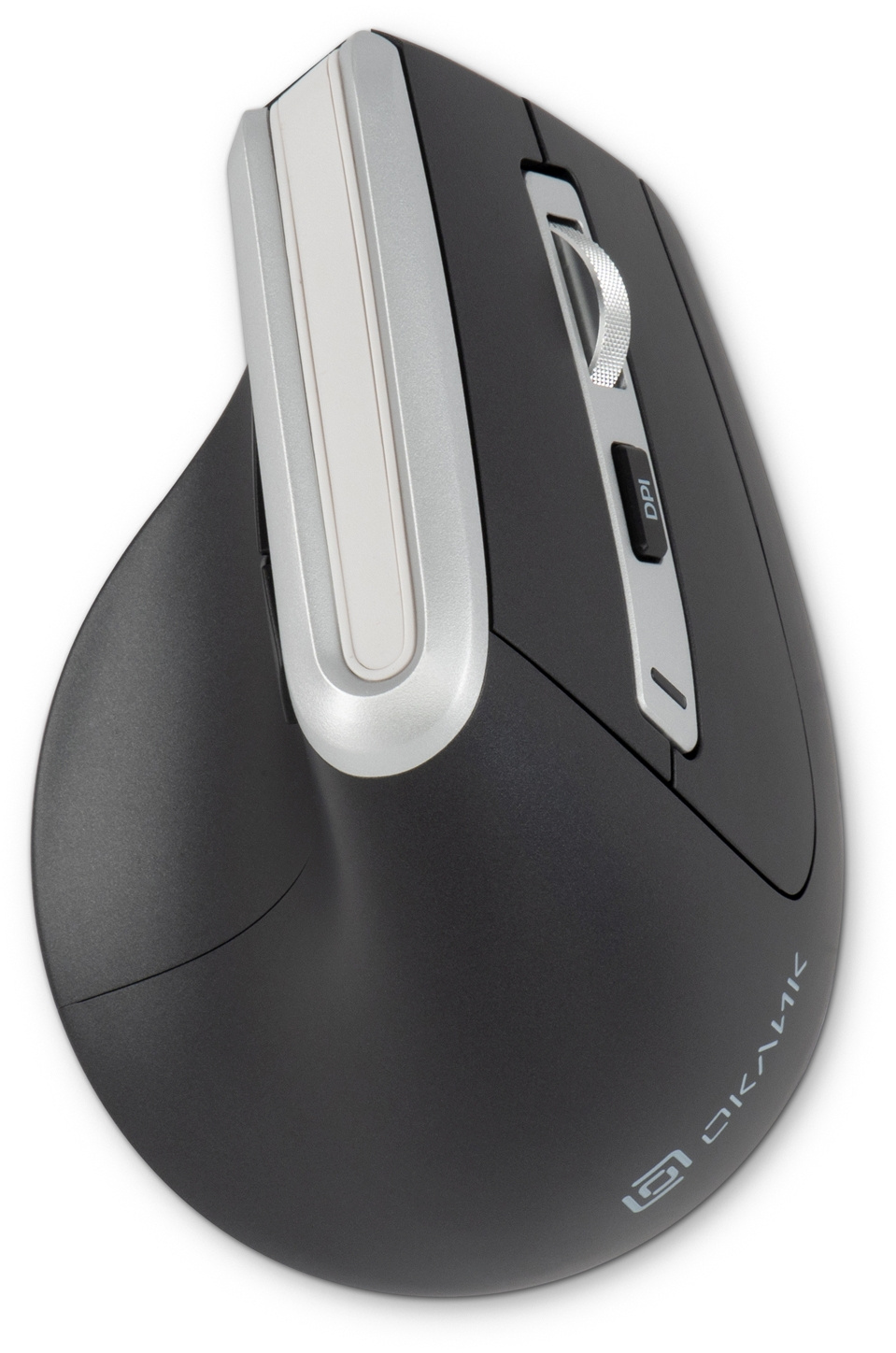 Мышь Оклик 991MW серый оптическая (2400dpi) silent беспроводная BT/Radio USB для ноутбука (7but)