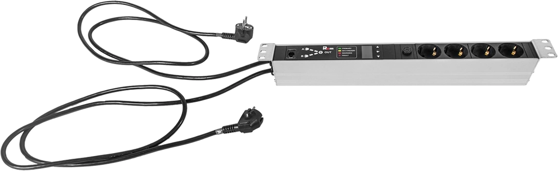 АВР Rem R-16-4S-T-440-2X1.8 1U 19" ввод:2xSchuko выход:4xSchuko16A черный