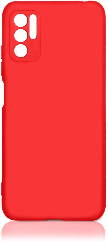 Чехол (клип-кейс) DF для Xiaomi Redmi Note 10 (5G)/Poco M3 Pro xiOriginal-22 красный (DF XIORIGINAL-22 (RED))