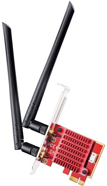 Сетевой адаптер Wi-Fi + Bluetooth Cudy WE3000S АХ5400 PCI Express (ант.внеш.съем) 2ант.