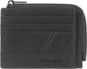 Чехол для кредитных карт Piquadro Carl PP4822S129R/N черный натур.кожа