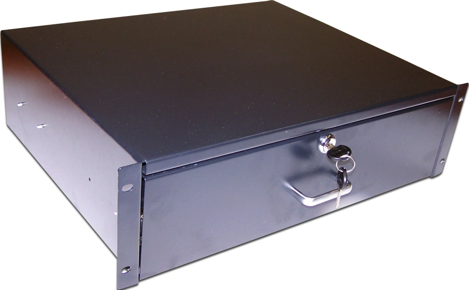Ящик выдвижной Lanmaster TWT-CB-DRW-3U 3U 19" 350мм черный