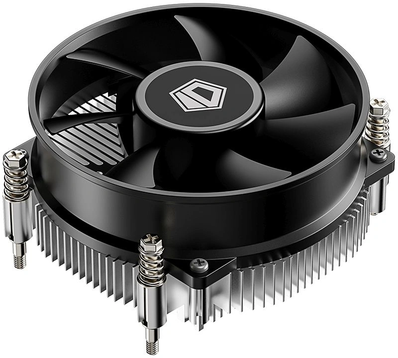Устройство охлаждения(кулер) ID-Cooling DK-17A нет подсветки Soc-AM5/AM4 серебристый/черный 4-pin 25.8dB Al 65W 300gr Ret