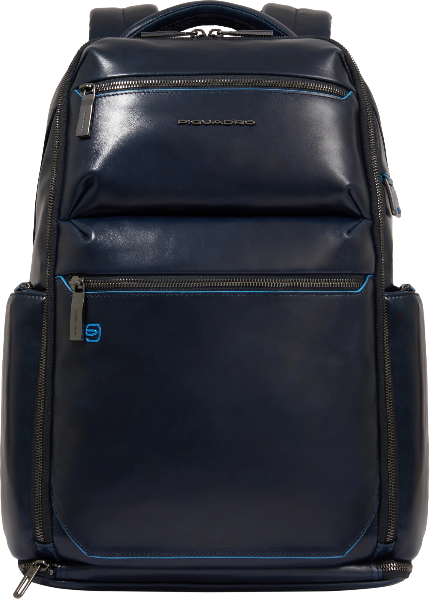 Рюкзак мужской Piquadro Blue Square CA6592B2BM/BLU2 темно-синий натур.кожа