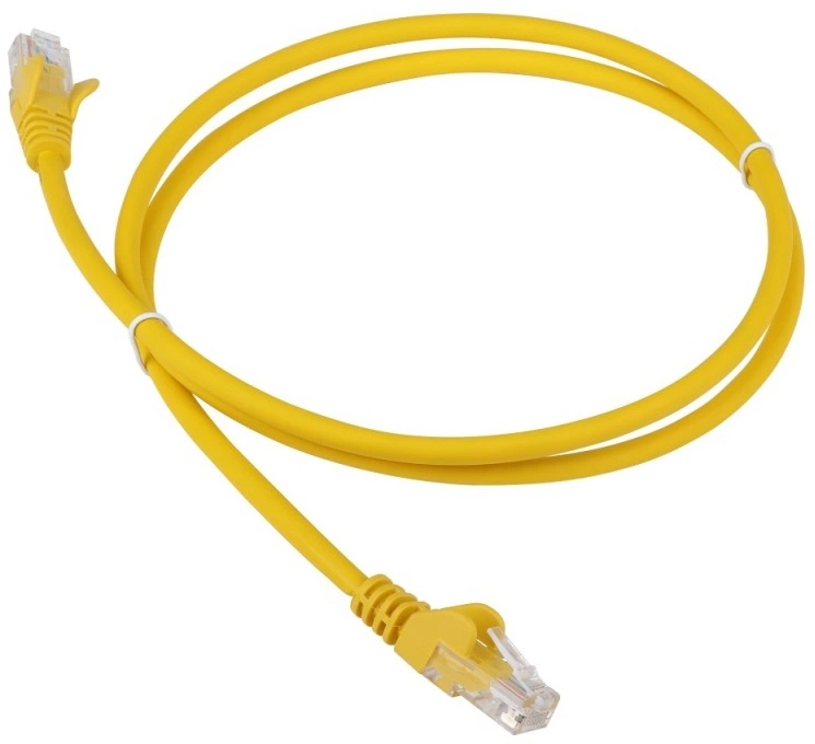 Патч-корд Lanmaster LAN-PC45/U6-1.0-YL UTP RJ-45 вил.-вилка RJ-45 кат.6 1м желтый LSZH