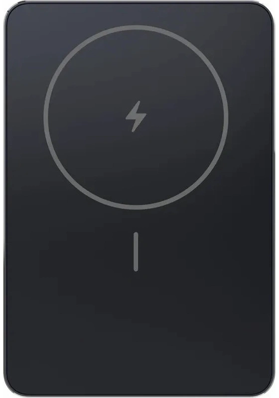 Мобильный аккумулятор Xiaomi Super Slim Magnetic 5000mAh QC3.0/PD3.0 22.5W 3A USB-C беспров.зар. черный (BHR08PMGL)