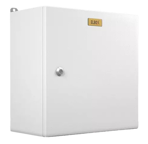 Шкаф электротехнический Elbox EMW-600.600.300-1-IP66 потол.пан. пан.основ. монтаж.пан. одноствор. настенный 600мм 600мм 300мм 285мм IP66 IK10 несъемн.бок.пан. 100кг серый сталь уличный всепогодный антиванадальный