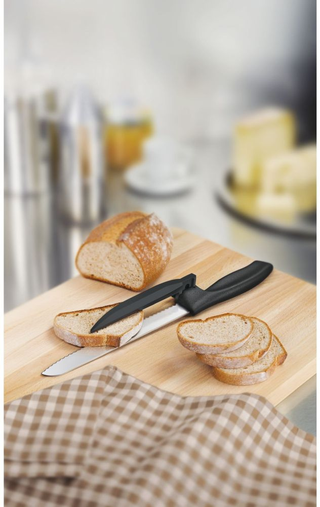 Нож кухонный Victorinox Swissclassic DUX-MESSER (6.8663.21) стальной лезв.210мм черный