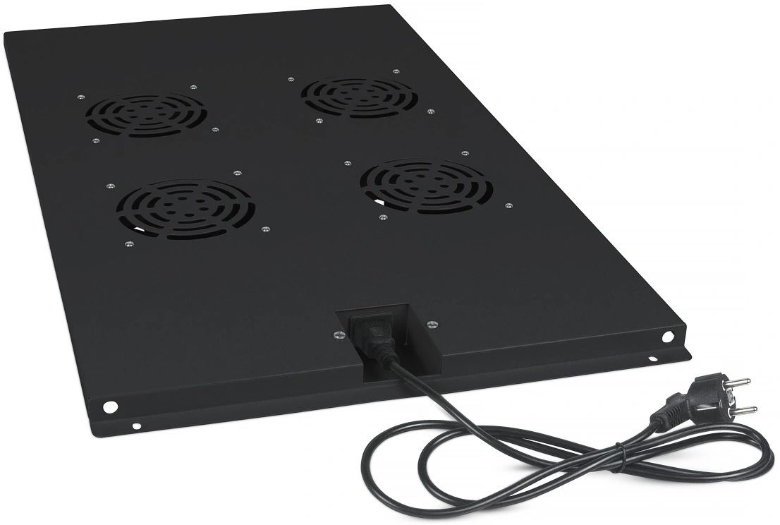 Модуль вентиляторный Cabeus (TRAY-100-BK) 4 вент. черный