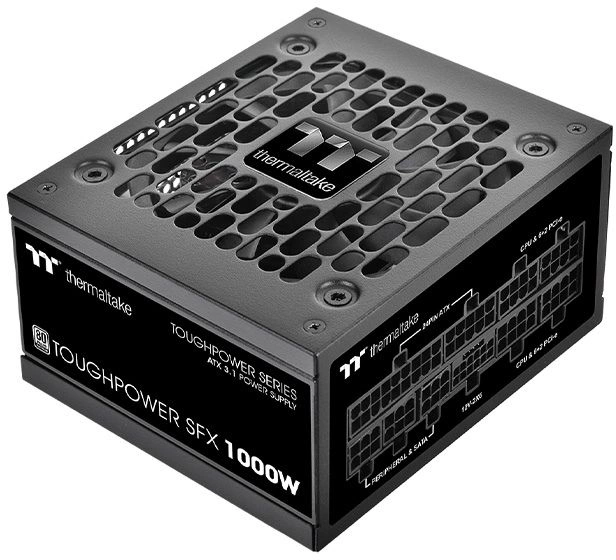 Блок питания Thermaltake SFX 1000W Toughpower SFX1000 Gen.5 80+ platinum (20+4pin) APFC 90mm fan 8xSATA Cab Manag RTL