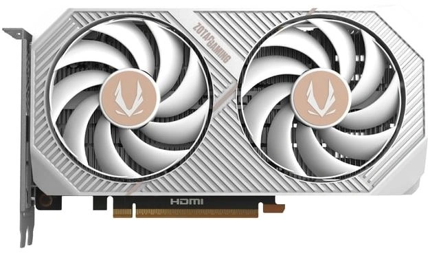 Видеокарта Zotac PCI-E 5.0 RTX 5050 TWIN EDGE OC WHITE ED 8GB NVIDIA GeForce RTX 5050 8Gb 128bit GDDR6 2602/20000 HDMIx1 DPx3 HDCP Ret