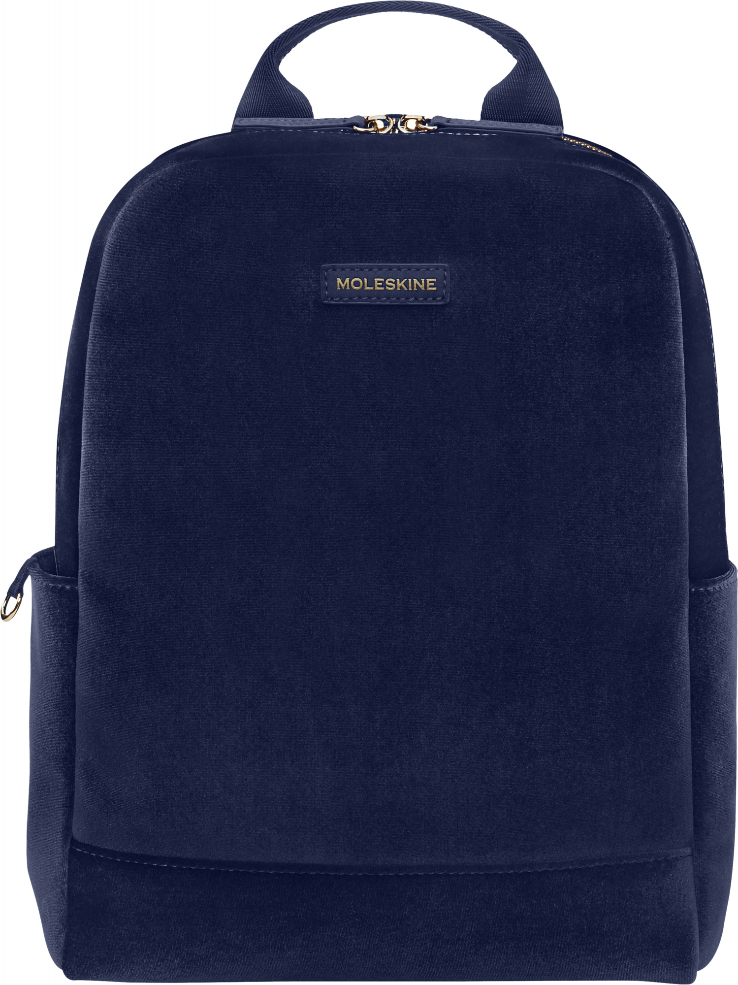 Рюкзак женский Moleskine Velvet ET23LBKVB20 синий велюр