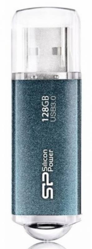 Флеш Диск Silicon Power 128GB Marvel M01 SP128GBUF3M01V1B USB3.0 синий