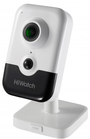 Камера видеонаблюдения IP HiWatch DS-I214W(С)(2.0mm) Wi-Fi 2-2мм корп.:белый/черный