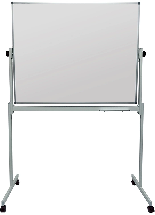 Доска магнитно-маркерная Silwerhof Daily белый 100x120см алюминиевая рама на роликах вращающаяся