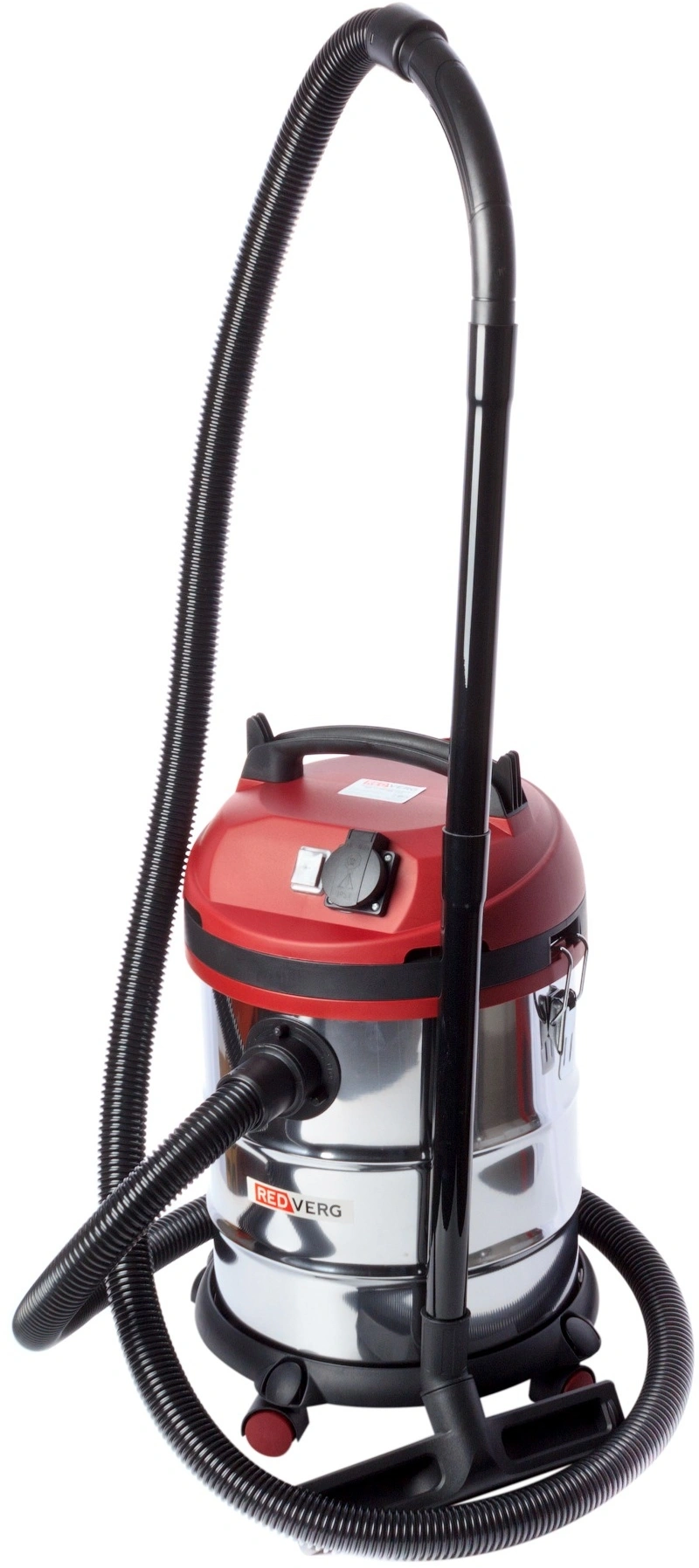 Строительный пылесос RedVerg RD-VC1200S-25S 1200Вт (уборка: сухая/сбор воды) черный