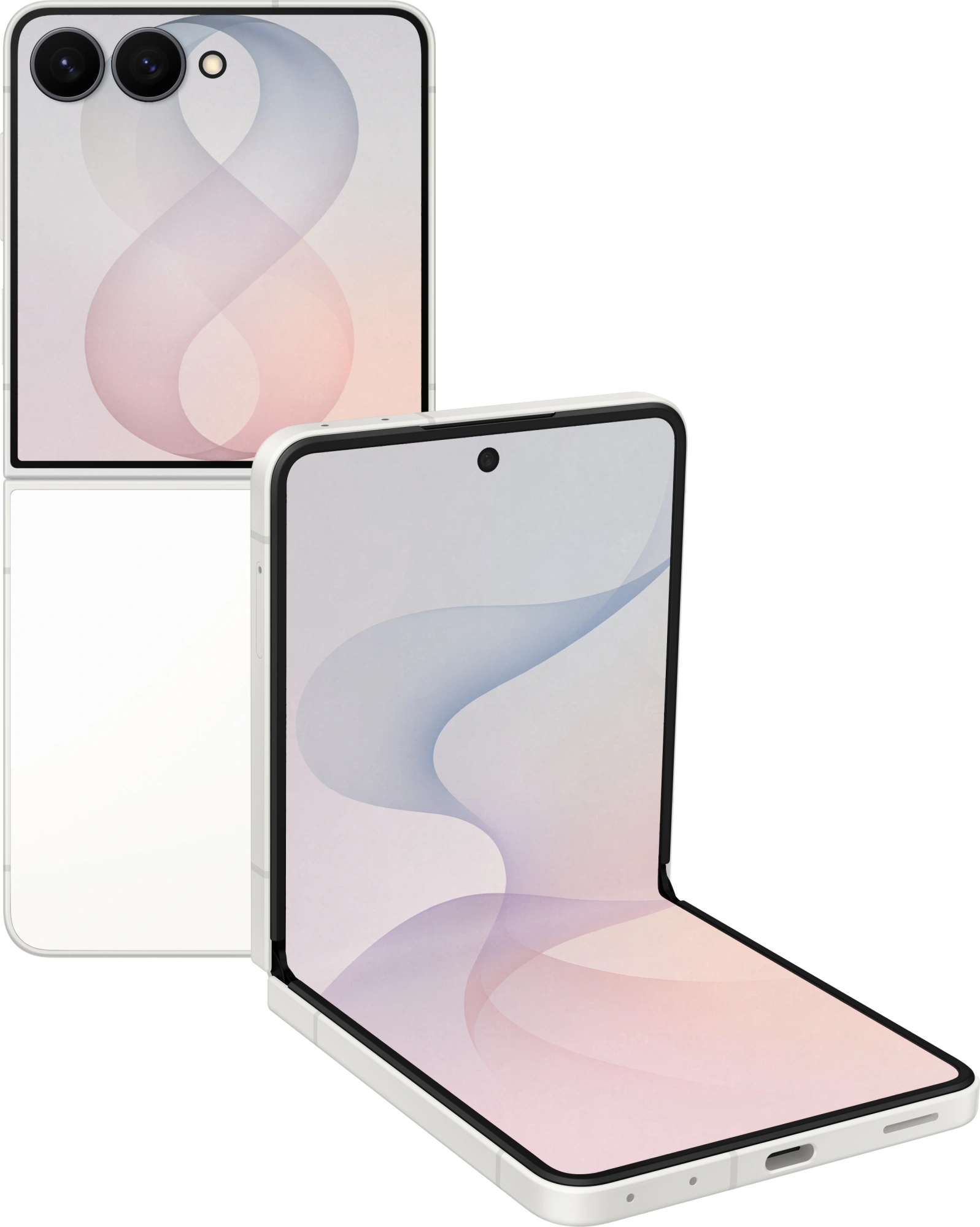 Смартфон Samsung SM-F776B Galaxy Z Flip 8 512Gb 12Gb кремовый раскладной 3G 4G 1Sim 6.9" 1080x2520 Android 17 50Mpix 802.11 a/b/g/n/ac/ax/be NFC GPS Protect
