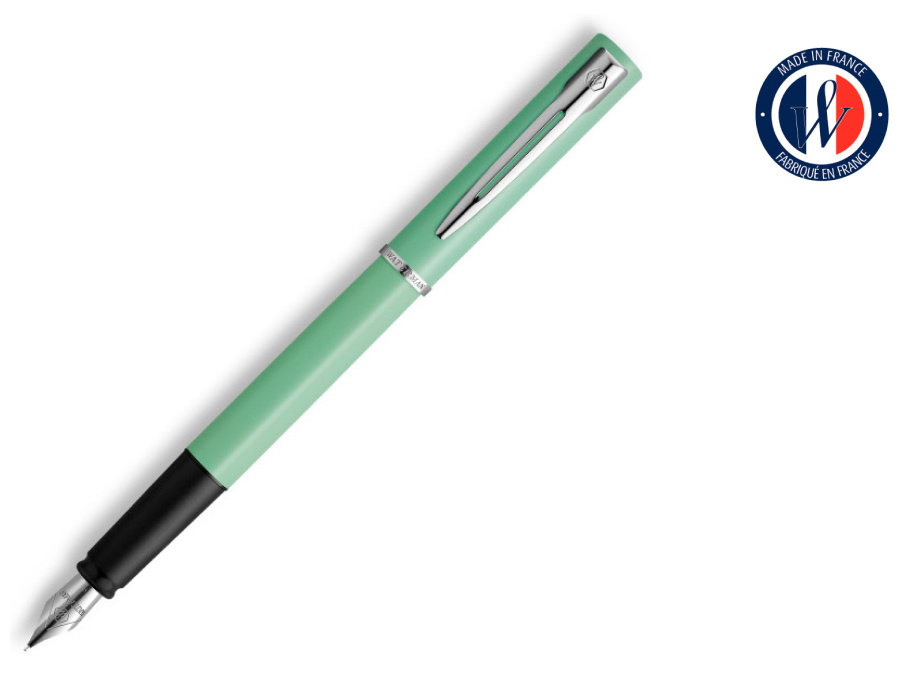 Ручка перьев. Waterman Graduate Allure Pastel Colors (2105302) Mint Green Lacquer F сталь нержавеющая подар.кор.