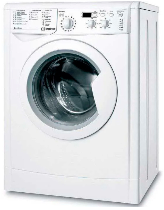 Стиральная машина Indesit EcoTime IWSD 6105 (CIS).L класс: A загр.фронтальная макс.:6кг белый