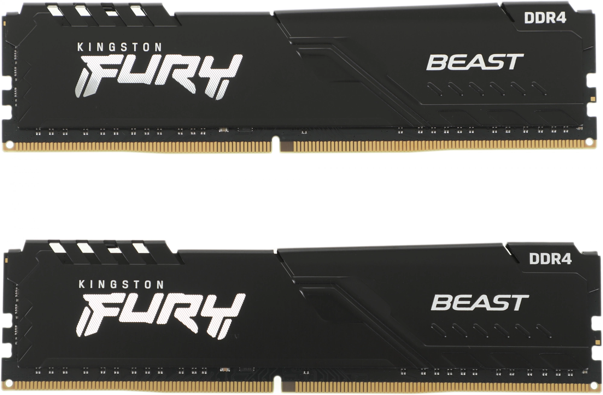 Память DDR4 2x8GB 3600MHz Kingston KF436C17BBK2/16 Fury Beast RTL Gaming PC4-28800 CL17 DIMM 288-pin 1.35В kit single rank с радиатором Ret