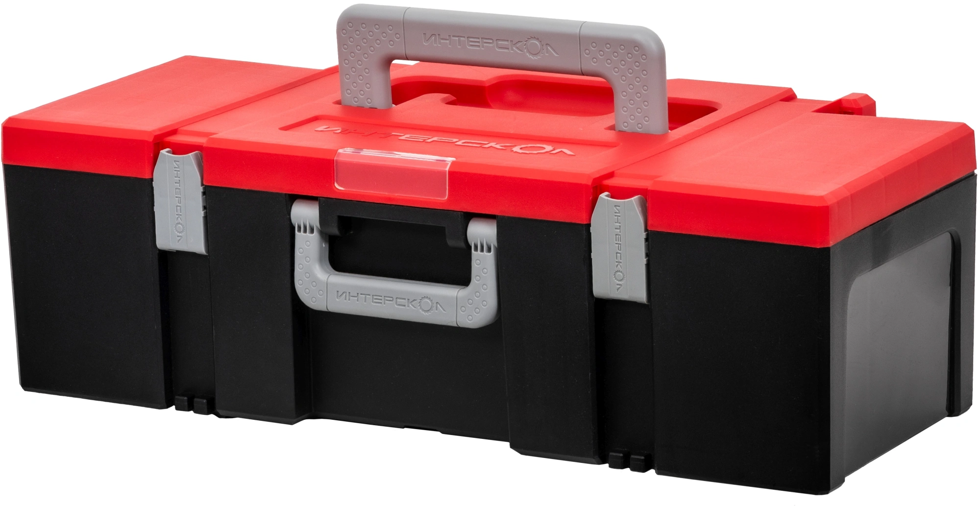 Ящик для инструментов Интерскол 2407.200 1отд. красный/черный